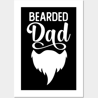 Bearded Dad Gift Fathers Day Dad Beards Lovers Gift Posters and Art